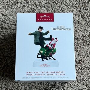 Hallmark Keepsake Christmas Vacation Ornament with Green and Red